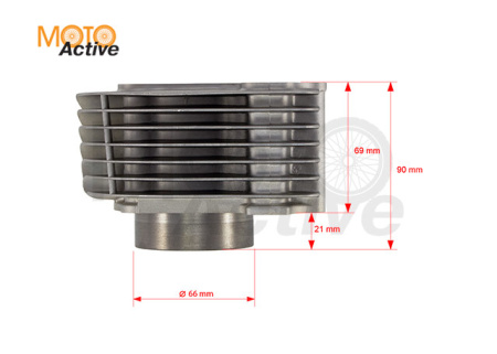 Цилиндр двиг. 1P63QML (180cc)