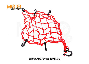 Сетка багажная SM-PARTS 40 х 40 см красная