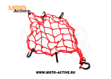Сетка багажная SM-PARTS 40 х 40 см красная