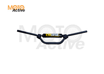 Руль алюминиевый 1-1/8 (28,6 мм) IGP ProTaper c перемычкой высокий (790 x170мм)(Ченрный,IGP-005-1)