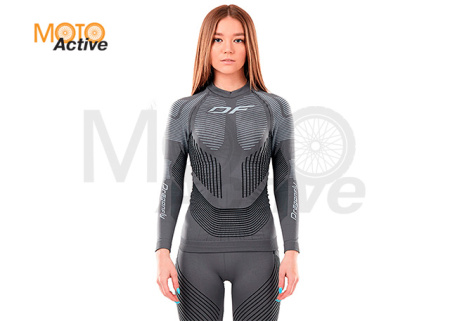 Термофутболка DF 3DThermo Grey с длинный рукавом