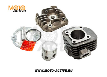 ЦПГ (поршневая) d47 70см3 ( головка) 1E40QMB (Stels QJ50) (62,5/62,6/64/12)