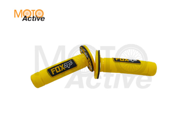 Ручки руля ZX-666 желтые