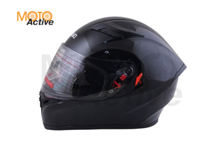 Шлем (интеграл) Ataki JK316 Solid, черный глянцевый