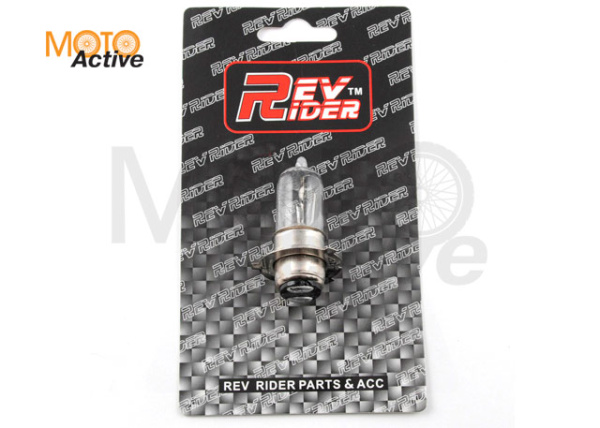 Лампа P15D-25-3 (3 уса) 12V 50W/50W (белая) (блистер) (S-head) "REV RIDER" (mod:B)