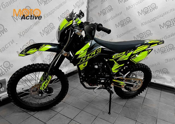 Эндуро / кроссовый мотоцикл BSE Z1 150e 19/16 Neon Raven