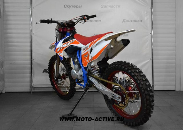 Мотоцикл кроссовый Motoland CRF250 (165FMM)  оранжевый