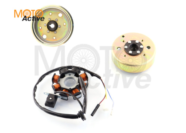 Генератор 4T GY6 50 (6 2 катушка) "BEEZMOTO"