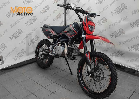 Питбайк Regulmoto SEVEN MEDALIST PRO 19/16 (черный-красный)