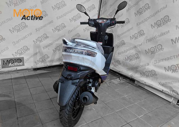 Скутер Regulmoto EAGLE 50 (LJ80QT-3L) колёса R12, Белый/синий