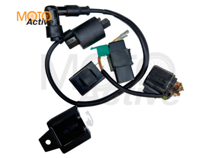 Двигатель 125см3 152FMI (52.4x55.5) механика, 4ск, нижний стартер