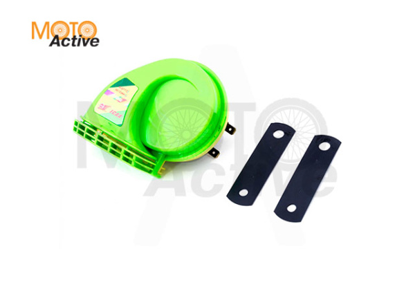 Сигнал (улитка) электрический двухтональный (зеленый) "SUV"