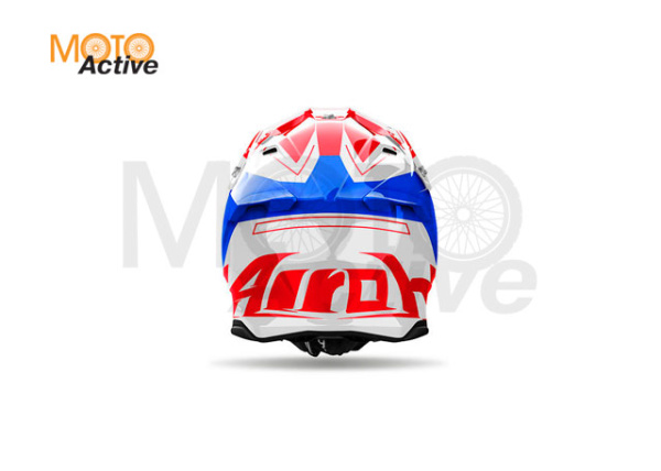 Кроссовый шлем Airoh Twist 3 Dizzy Blue/Red Gloss