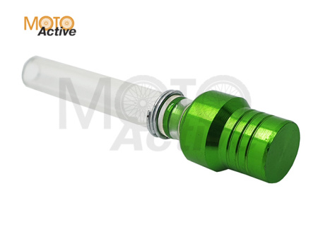 Бензоклапан CNC, с шариком зеленый