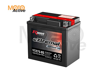 МОТО АККУМУЛЯТОР RDRIVE EXTREMAL PLATINUM YTZ7S-BS
