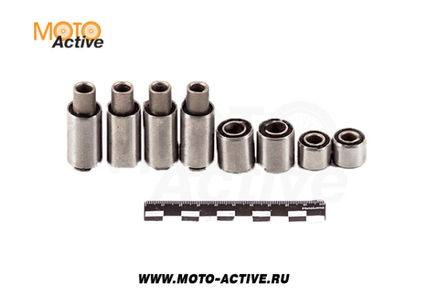 Сайлентблоки двигателя комплект 8шт ZS170MM-2 (CB250.water 4v)