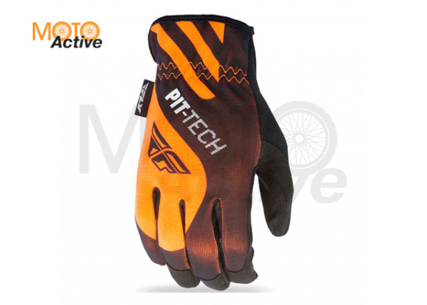 Перчатки FLY RACING PIT TECH LITE 2017 оранжевые/черные