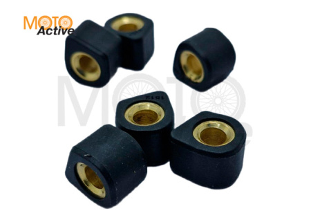 Ролики вариатора (тюнинг) Yamaha 15*12 7,5г (черные) "DONGXIN"