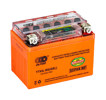 АКБ SM-PARTS (I-GEL) YTX 4L-BS (113 x 70 x 85) c тестером