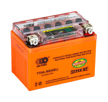 АКБ SM-PARTS (I-GEL) YTX 4L-BS (113 x 70 x 85) c тестером