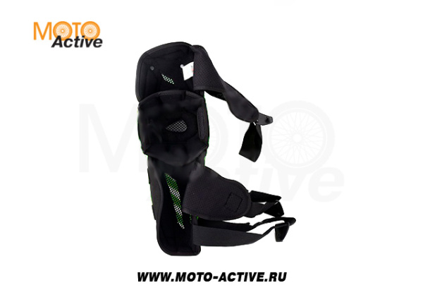 Защита колена шарнирная ATAKI SC-P212 Hi-Viz зеленая/черная