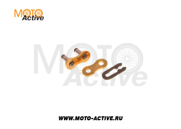 Замок для цепи CZ Chains 428 MX Gold (защелка)