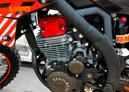 Мотоцикл REGULMOTO ZR 300 PR 4 valves 6 Gear (балансир, с ПТС)) черный-оранжевый