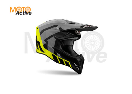 Кроссовый шлем Airoh Wraaap RELOADED Yellow Matt