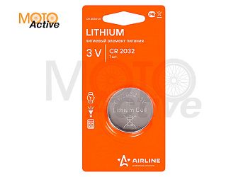 Батарейка CR2032 3V для брелоков сигнализаций литиевая 1 шт.