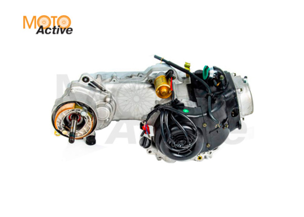 Двигатель  80см3 139QMB (короткий, 2 аморт.) Скутер