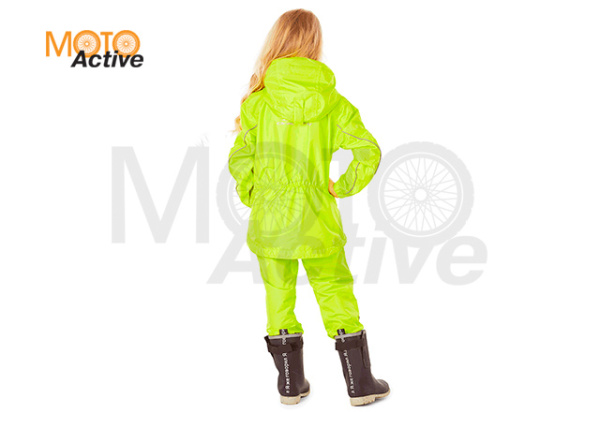 Детский комплект дождевой (куртка, брюки) EVO Kids YELLOW (мембрана)
