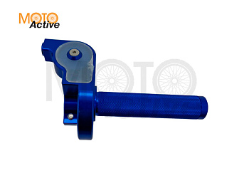 Ручка газа IGP CNC 7075 короткоходная Professional (Синий,IGP-026-5 )