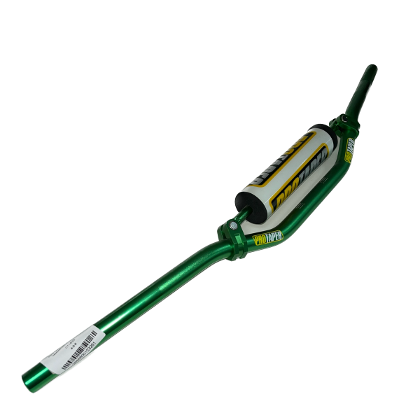 Руль PRO-TAPER алюминевый с перемычкой низкий зеленый