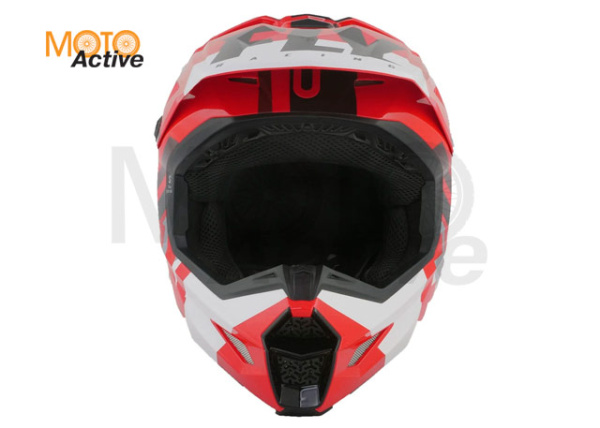 Шлем (кроссовый) FLY RACING KINETIC THRIVE, красный/белый/черный (2021)