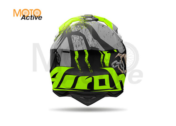 Кроссовый шлем Airoh Wraaap Darkness Matt