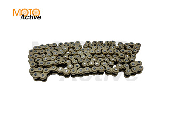 Цепь трансмиссии 520HD-128L Kawasaki ZZR250, Yamaha R1, Dirt Bike, ATV (GOLD) (SF) "DID"