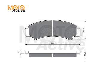 Тормозные колодки GOLD FREN Sintered S3 389