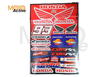 Наклейки набор HONDA (EX-003)