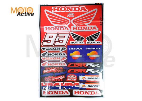 Наклейки набор HONDA (EX-003)