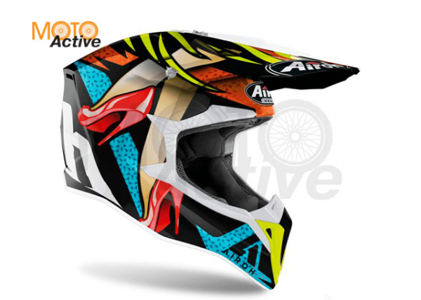 Кроссовый шлем Airoh Wraap Lollipop Gloss