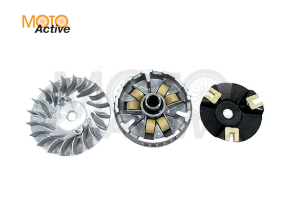 Вариатор Yamaha Cygnus 125cc 4CW в сборе (ролики, наружный шкив, палец) ТММР