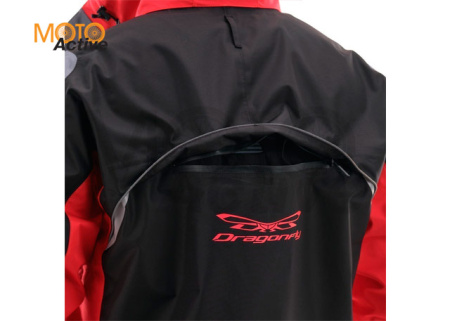 Мембранная куртка QUAD PRO BLACK-RED 2021