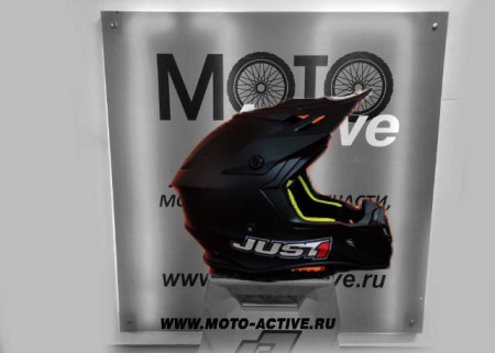 Шлем (кроссовый) JUST1 J38 SOLID, черный матовый