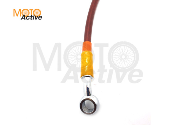 Шланг гидравлический тормозной (армированный) L= 300 d=10мм красный