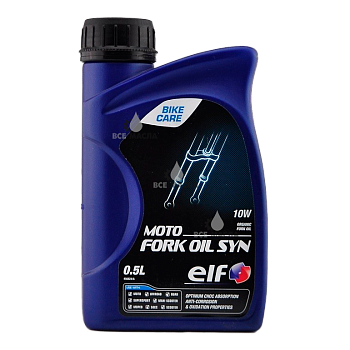 Вилочное масло ELF/MOTO FORK OIL SYN 10W., 0,5 л.