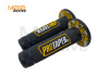 Ручки руля резиновые питбайк (пара) черные/желтые  PRO-TAPER