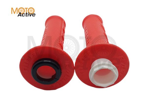 Ручки руля (грипсы) NIBBI Racing "Lock-on" (Красные)