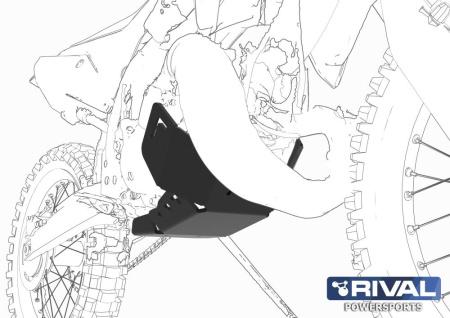 Защита двигателя пластик PLASTIC SKID PLATE Xinguzin MT250