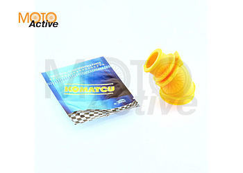 Патрубок воздушного фильтра Suzuki LET'S (желтый) "KOMATCU"