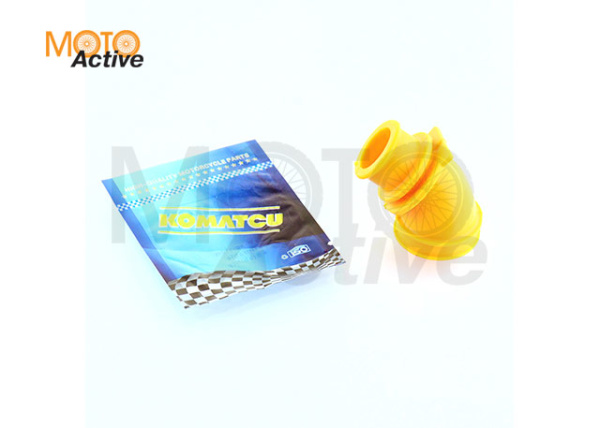 Патрубок воздушного фильтра Suzuki LET'S (желтый) "KOMATCU"